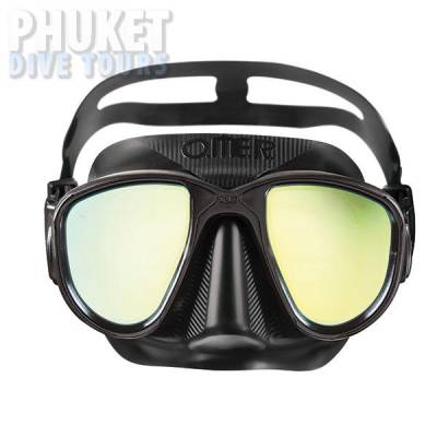 Alien camo mirror scuba diving mask