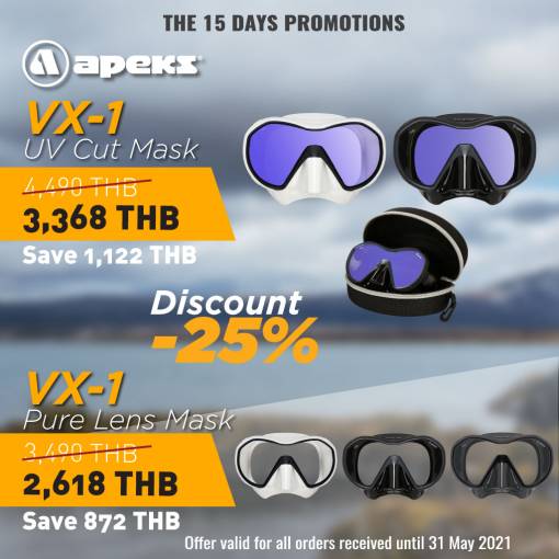 Apeks VX1 SCUBA DIVING masks sale price