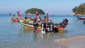 Local dive trips at kata beach