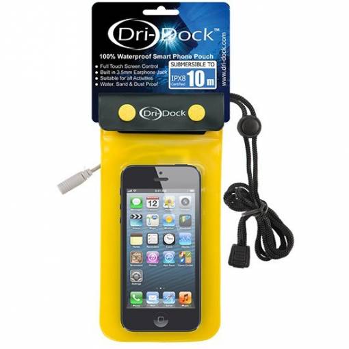 Dri-Dock iPhone - Smart Phone Pouch - Yellow - Phuket Dive Tours