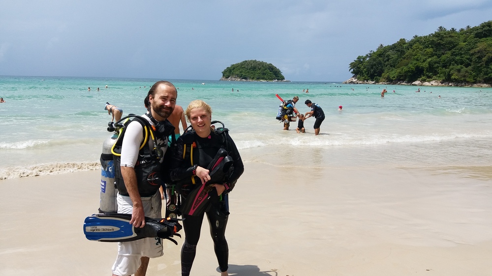 Half Day beach dive take a Refresher dive available with Private PADI Instructor