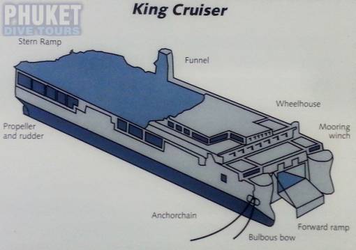 King Cruiser wreck in Phuket