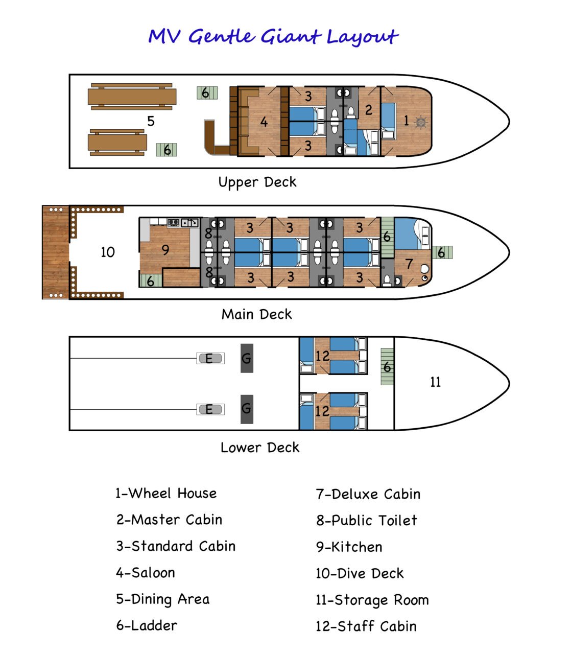 MV Gentle Giant layout