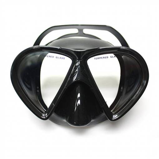 Manta scuba diving mask black