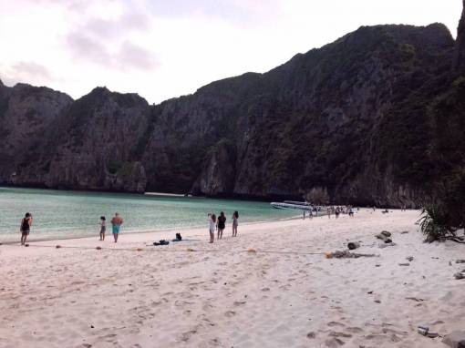 Maya bay Phi Phi Island the beach sunrise trip