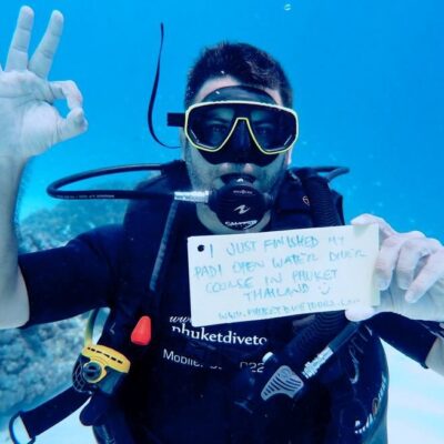 I got my Open water diver course in Phuket