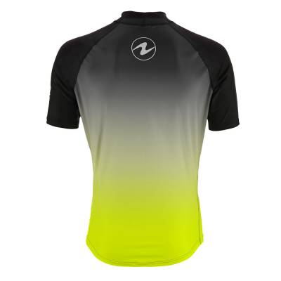 Aqualung rash guard radience lime short sleeve