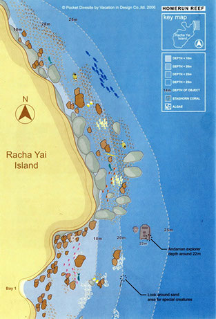 Racha Yai Scuba Diving "Homerun reef" dive-site