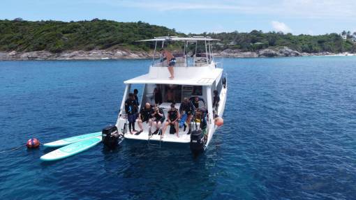 Racha yai scuba diving boat charter