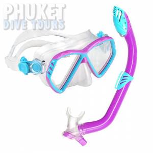 Snorkeling set for kids Regal-Jr-LX-Eco-dry-Jr-LX-Purple
