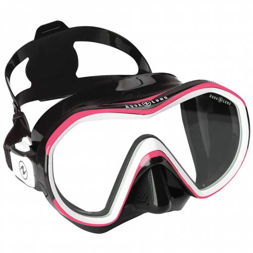 Aqualung Reveal X1 diving mask black pink