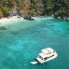 Scuba diving at coral island