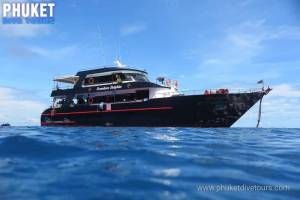Scuba diving boat phuket Thailand