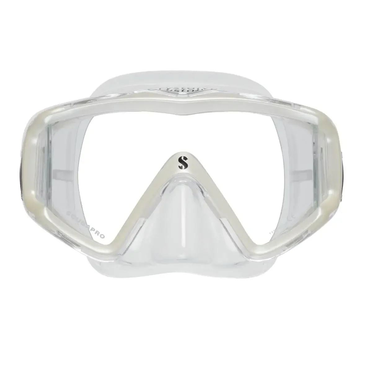 Scubapro Crystal Vu Clear Skirt Metallic White