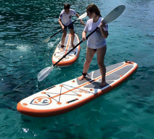 Stand up paddle boards at Racha Yai island snorkeling day trip