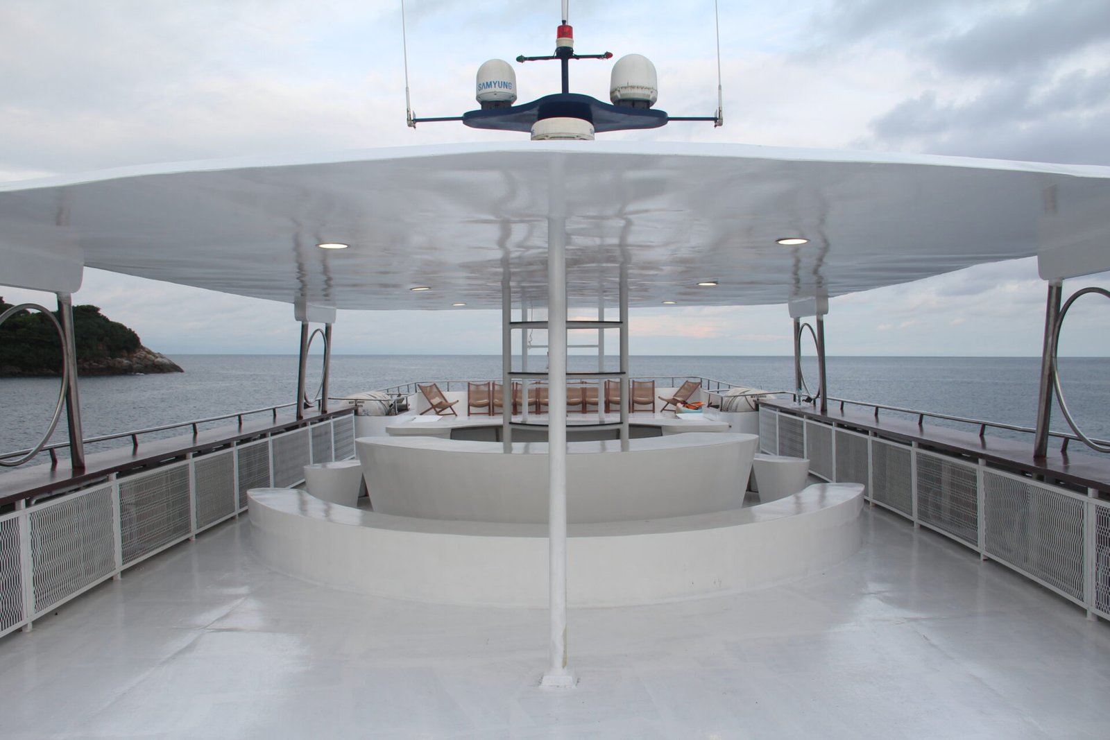 shaded area on sundeck