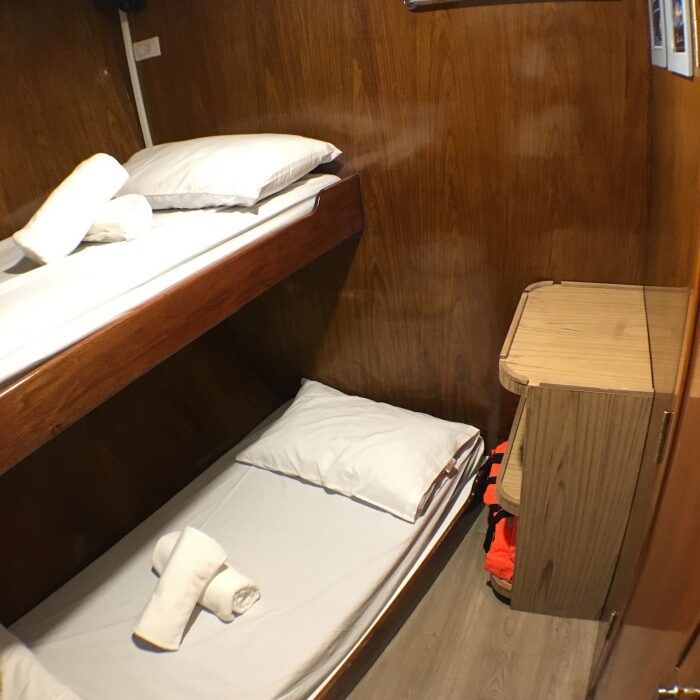 Twin Bunk Non Ensuite. Lower Deck