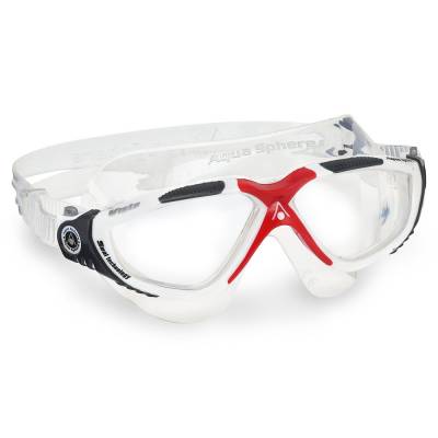 Vista swimming goggles clear white red black