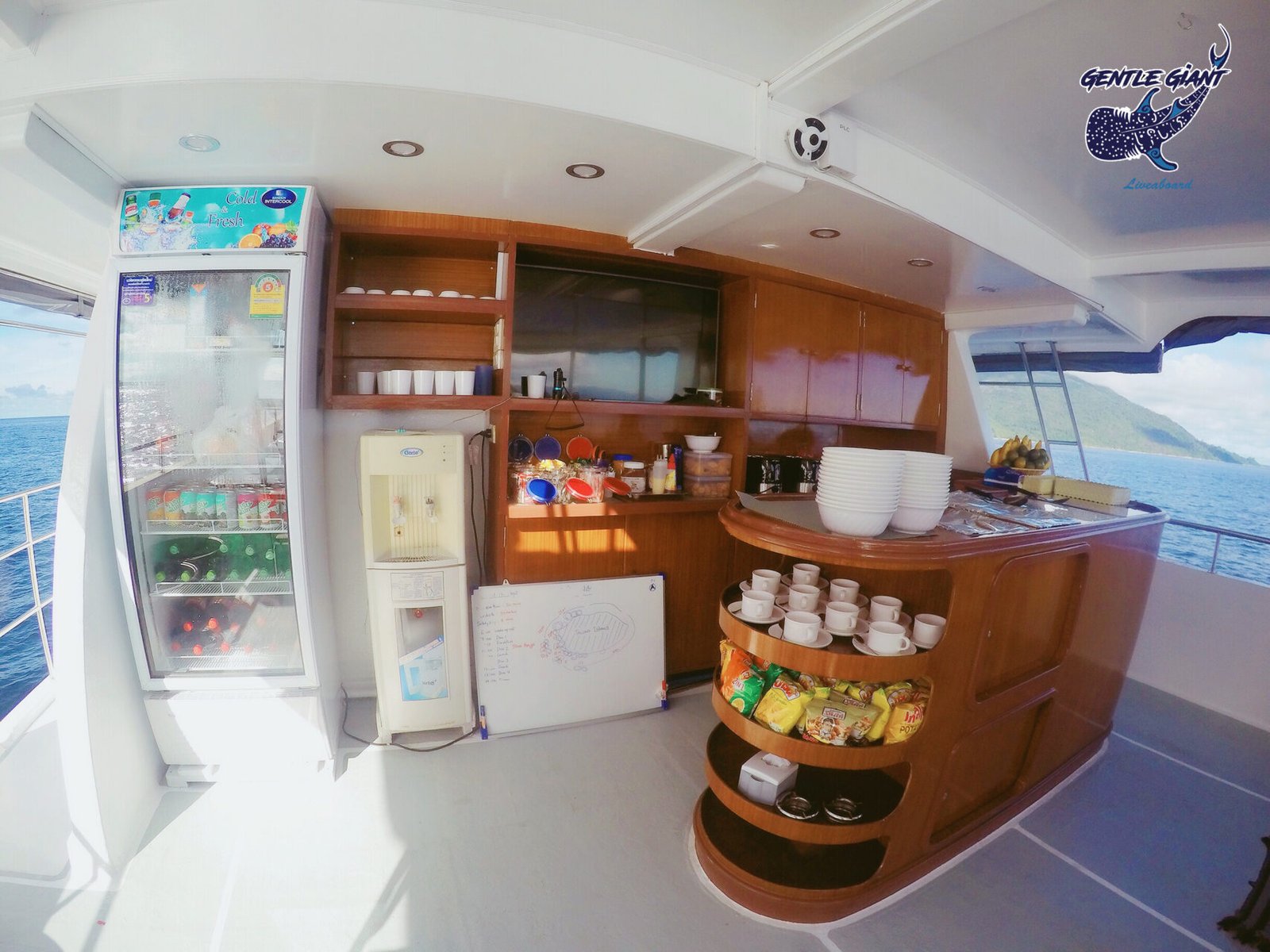 drink and snack station