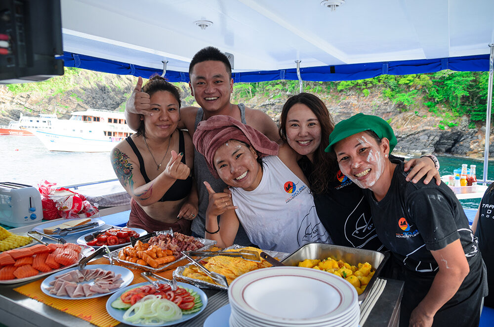 great food on manta queen 2