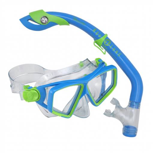 Lanai LX snorkeling Mask & Snorkel combo Blue
