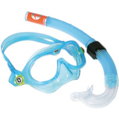 Childs Snorkeling set combo Pink Aqua Aquasphere