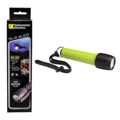 Underwater Kinetics scuba divers torch Yellow