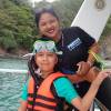 Boat staff on our sunset catamaran snorkeling cruise phuket