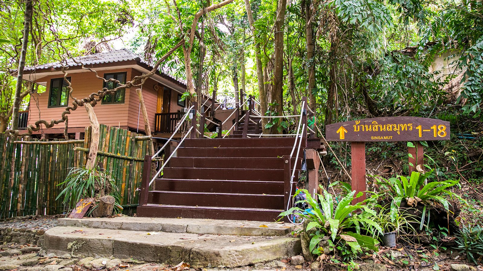 Surin Islands beach bungalows Thailand