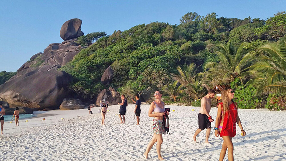 visit beautiful beaches in the similan islands