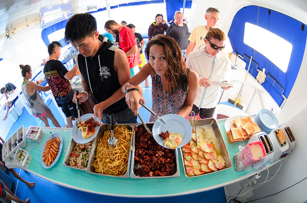 you won't be hungry on manta queen 3