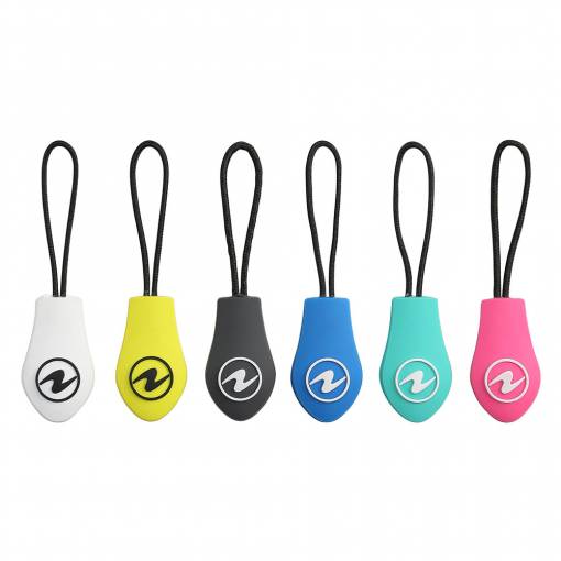 Aqualung wet suit zipper pulls